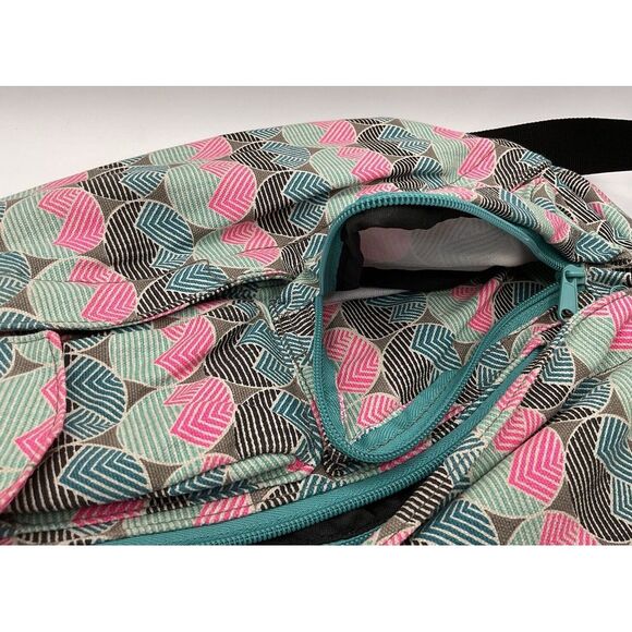 KAVU Everglades Tile Rope Sling Backpack Pink Blue Green Black White EOC - Picture 4 of 5